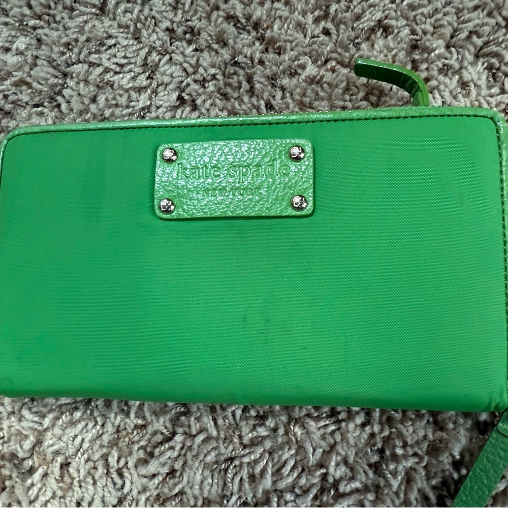 Kate spade green wallet